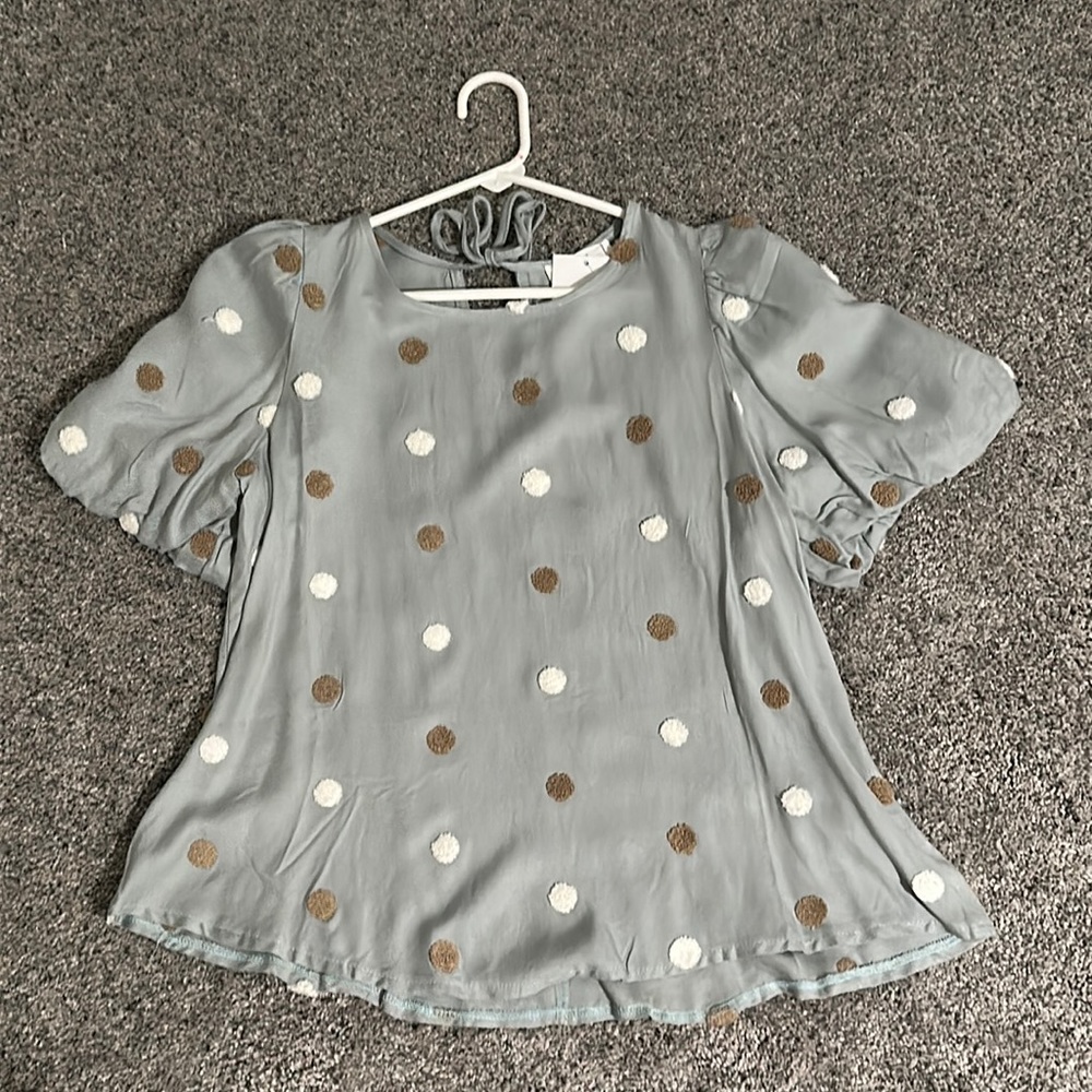 Rose & Remington Polka Dot Top NWT
